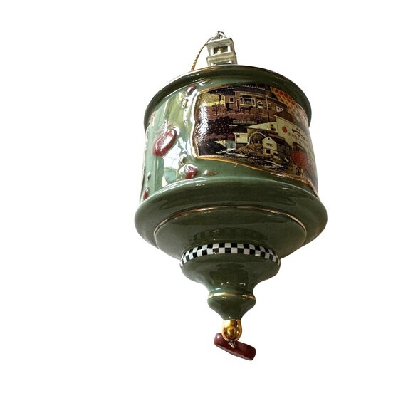 1999 Bradford Edition Charles Wysocki’s 5 inch Peppermint Grove ornament - Picture 2 of 4